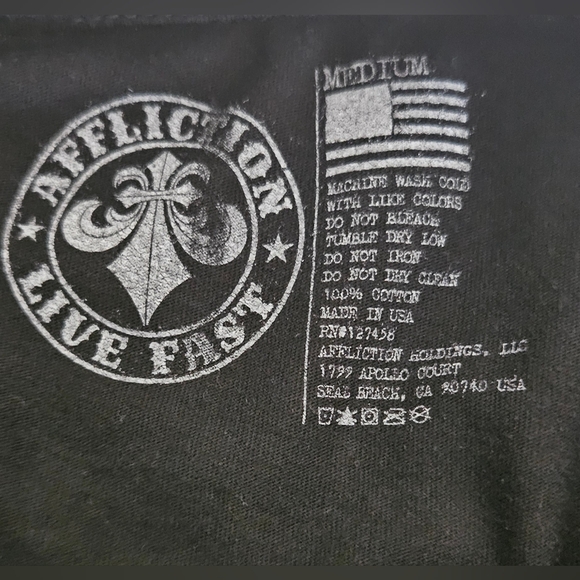 🌺Affliction Live Fast Top - Picture 3 of 3